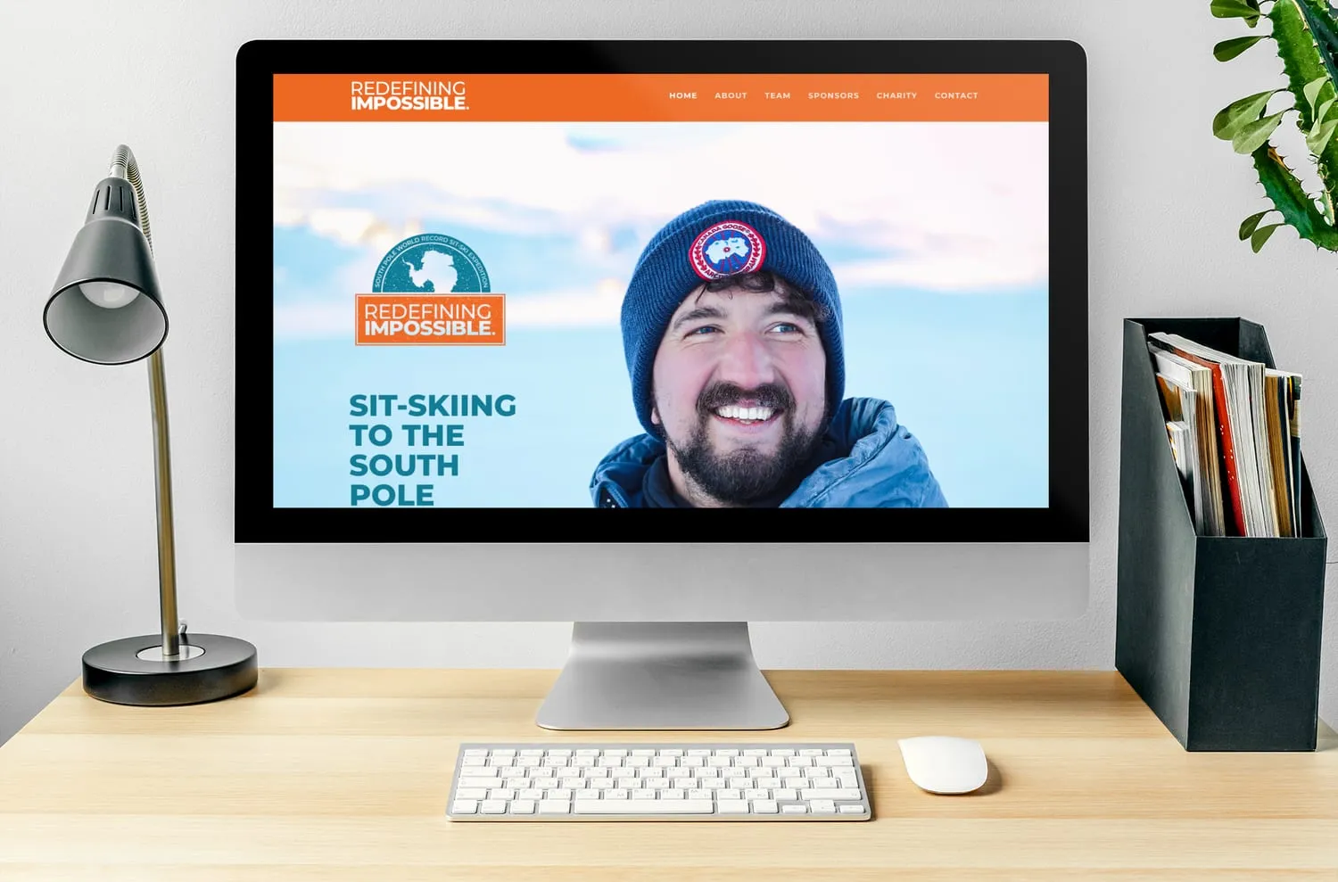 Redefining Impossible website designed and built by Codebreak, shown on a desktop