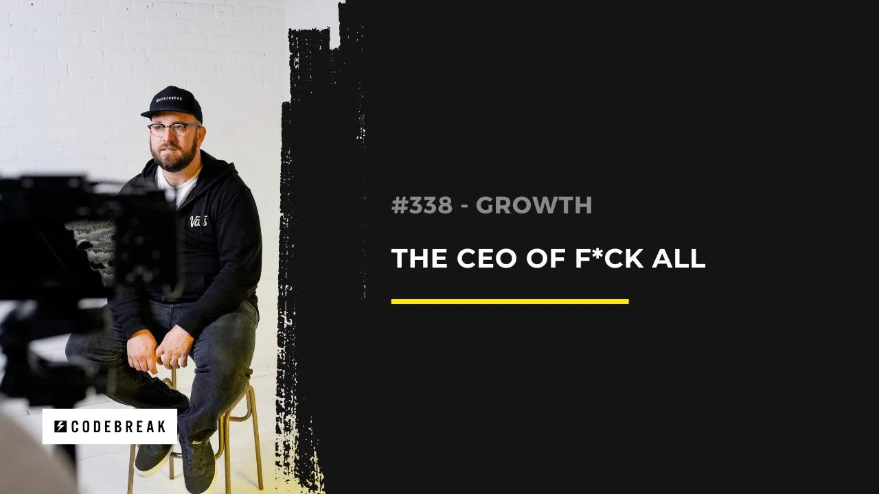 The CEO of F**k All: Why You Should Avoid Gurus