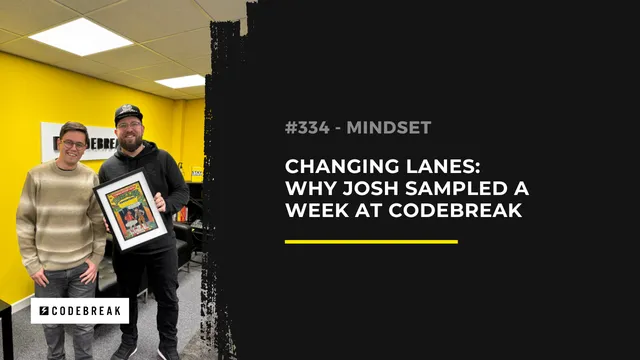 Why Josh chose to spend a week with the Codebreak Crew